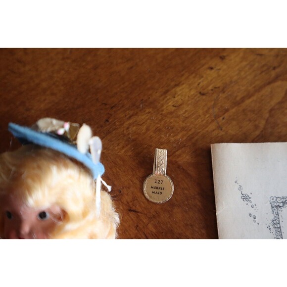 Nancy Ann Storybook Doll #127 Merry Little Maid Org Box Paper UNATTACHED Tag - Picture 5 of 12